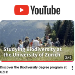 UZH BSc/MSc study Program Biodiversity